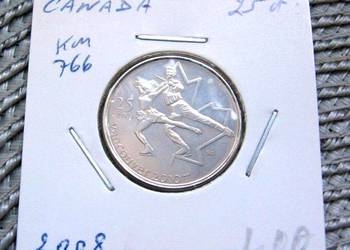 Kanada 25 Cent 2009r - Vancouver 2010r - Mennicza - Łyżwiarstwo Figurowe