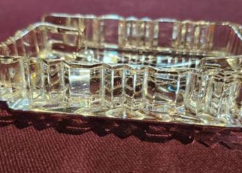 Kryształowa popielniczka PRL