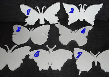Motylki styropianowe  4 zł  Faktura VAT!