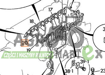 02/802026, 1154158521 PRZEWÓD PALIWOWY NO6 ISUZU JCB