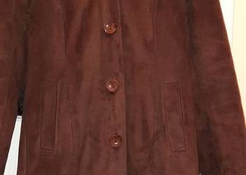 Kożuszek brązowy ze skóry ekologicznej