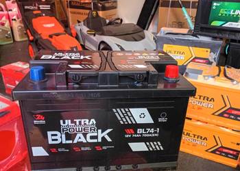 Akumulator Ultra Power BLACK 74Ah, 74 Ah, 700A