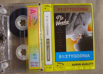 + 9 1/2 TYGODNIA--I DO WHAT, kaseta skladanka. + 9 1/2 TYGODNIA--I DO WHAT, kaseta skladanka.