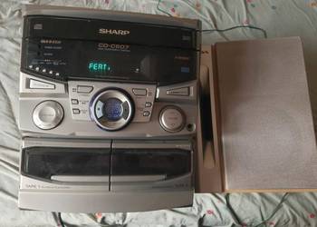 wieza sharp cd-c607h radio cd kaseta