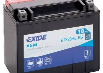 Akumulator 18Ah 270A 12V EXIDE ETX20HL-BS YTX20HL-BS