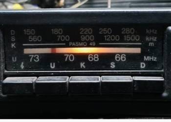 Radio Unitra Diora Safari 5 SMP-502 samochodowe retro PRL Fiat 125p 126p