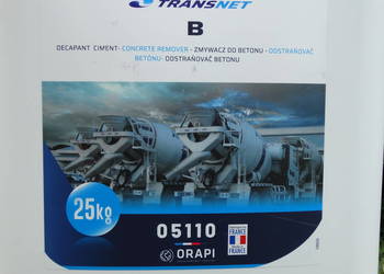 TRANSNET B koncentrat do usuwania betonu, cementu 25kg