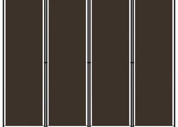 Parawan 4-panelowy brązowy 200 x 180 cm WM-320720