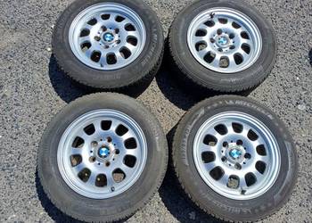 Felgi aluminiowe 15 BMW 5x120 + opony zimowe 195/65 R15