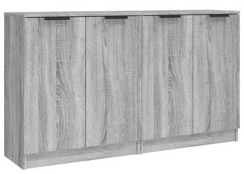 Szafki 2 szt. szary dąb 60x30x70 cm materiał drewnopochodny WM-3115778