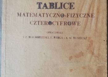 Tablice matematyczno- fizyczne czterocyfrowe - Białobrzeski