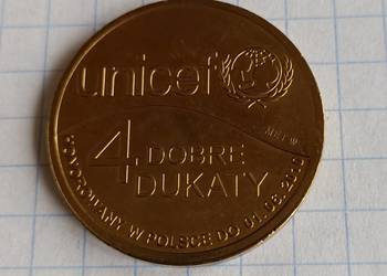 ŻETON - 4 DOBRE DUKATY ( UNICEF )