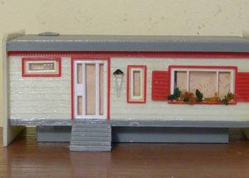 Domek na makietę nr 18 ,kolejka ,skala TT