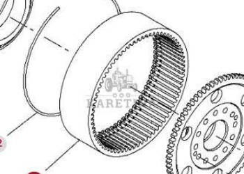 Fendt 930 933 936 939 942 Vario Gen 6 Koło Zębate Koronkowe Osi Przedniej …