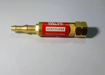Bezpiecznik przypalnikowy suchy acetylen 8 mm-G3/8 LH