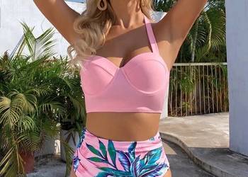 Strój kąpielowy, kostium, damski, bikini, plażowy r.L