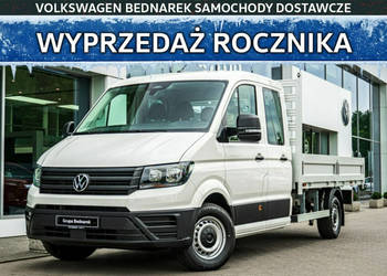 Volkswagen Crafter Skrzyniowy Doka z podwójną kabiną, 4490mm, 2.0 TDI 177 …