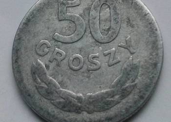 POLSKA-50 GROSZY-1957 r-bz-AL