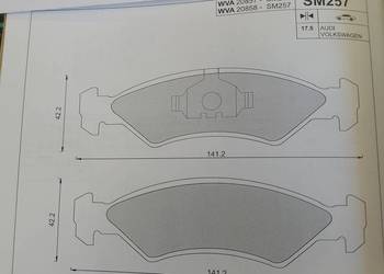 Klocki hamulcowe kpl. przód  FORD FIESTA, FIESTA III, FIESTA IV, KA; MAZDA
