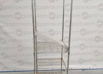 Regał chromowany 61x61x185
