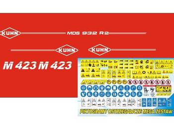 Naklejki kuhn mds 932 r2 i inne modele super mocne