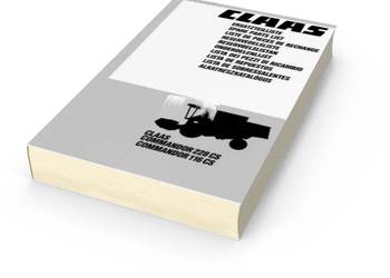 Katalog części Claas Commandor 116 CS 228 CS