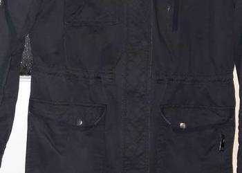 Kurtka czarna z odpinaną podpinką i kapturem