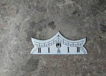 36 Wychylnik wahadła starego zegara tzw porcelanka