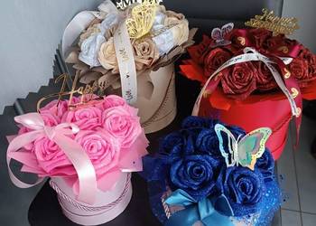 Flower box wieczne róże