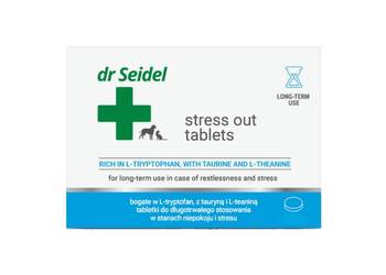 Preparat tabletki na stany niepokoju Dr Seidel Stress Out 10 tabletek