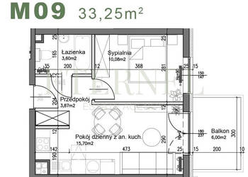Kompaktowe mieszkanie 2-pokojowe - Czyżyny