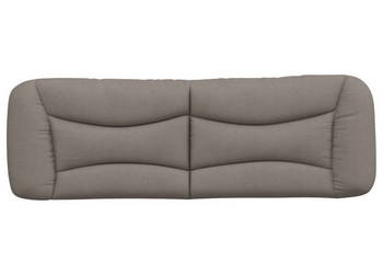 Poduszka na wezgłowie kolor taupe 160 cm tkanina WM-374592