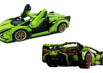 Klocki Technic Lamborghini Sián FKP-37 3696-klocków 60cm Biz-Technic