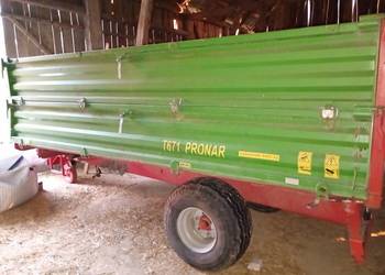 Przyczepa Pronar, ciągnik Farmtrac, kombajn Anna pierwszy właściciel