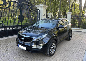 Kia Sportage III Lift 1.7 CRDi 116KM 2014r Nawigacja Czarny Skóra Premium