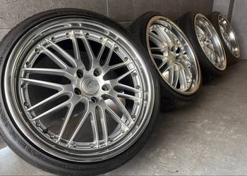 19 cali Mercedes Audi VW koła komplet felgi z rantem 5x112 ET45 8.5J i tył