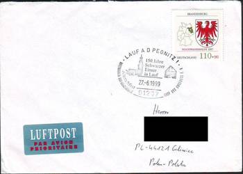 Kop. z koresp. Filat. RFN - Polska   1997