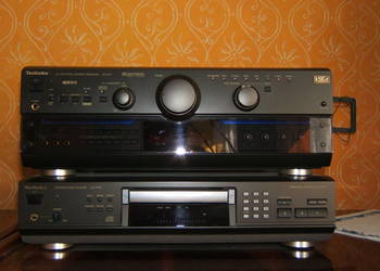 Wieża Technics z kolumnami
