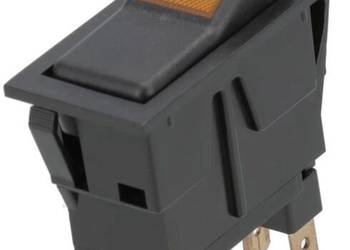 Przełącznik kołyskowy, I-0, off-on, 12V, 2-pin, lampa błyskowa SW10055KR