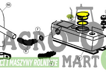 6005021495 KOREK POKRYWY ZAWORÓW CLAAS