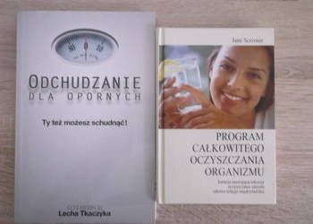2 książki CAŁKOWITE Oczyszczanie organizmu ,ODCHUDZANIE