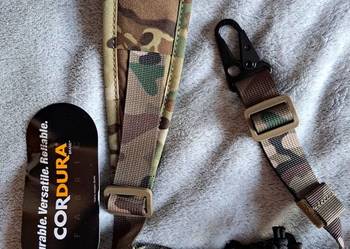 Pas nośny do karabinu broni palnej wiatrówki CORDURA Multicam MC