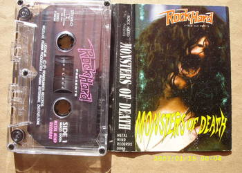 ROCK ,kaseta  ; ROCK HARD--MONSTER OF DEATH.