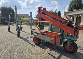 Kombajn do jabłek Munckhoff pluk o trak Junior przyczepa sadowniczy do sadu