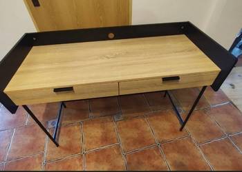 Loftowe biurko młodzieżowe (lub do małego biura) z szufladami