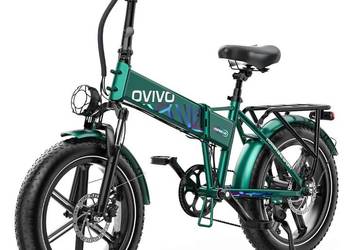 Rower elektryczny OVIVO HYPER V2 zielony Raty | FV/Paragon