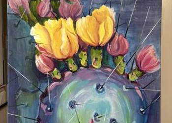 Obraz akrylowy kaktus 40x50