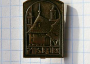 ODZNAKA NA AGRAFCE Z NAPISEM LWÓW