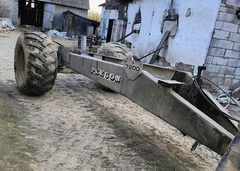 Rama z kołami beczkowóz 7200 l stopa hydrauliczna plus siłowniki do aplikat