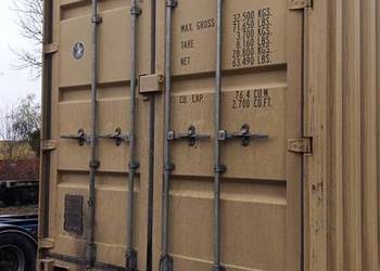 Kontener morski 40hc rok 2021 kolor piaskowy